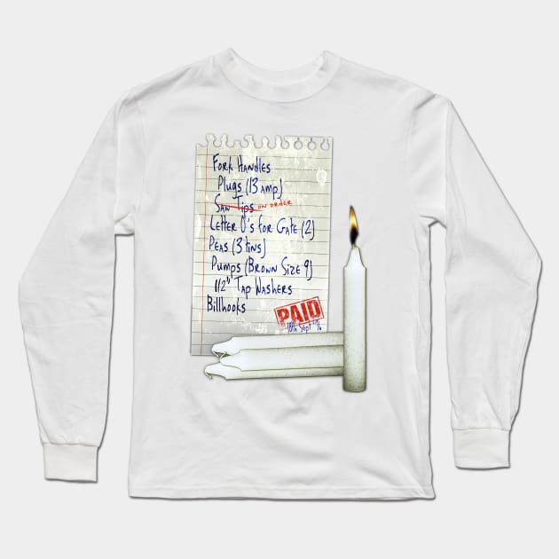 The Two Ronnies - Four Candles Long Sleeve T-Shirt by The Blue Box